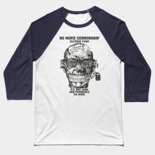 No More Censorship Defense Fund 1985 Baseball T-Shirt